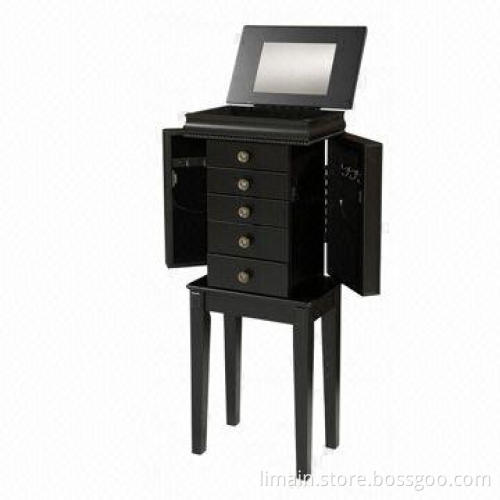 Jewelry Armoire with 5 Drawers